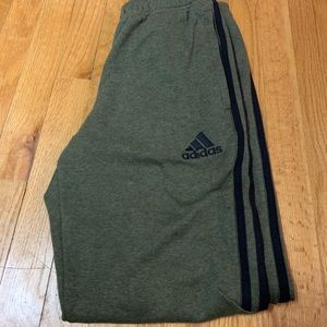 Men’s Adidas army green joggers